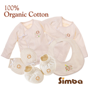 [TAITRA] Simba Earth Style Organic Cotton for Newborn Baby 5 Pieces