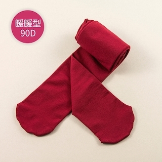 (Princess Tights)[Princess Children's Socks] 90D Autumn and Winter Warm Red Microfiber Children's Tights