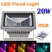 สปอร์ตไลท์ LED Flood Light 20W RGB เปลี่ยนสีได้ด้วยรีโมทคอนโทรล