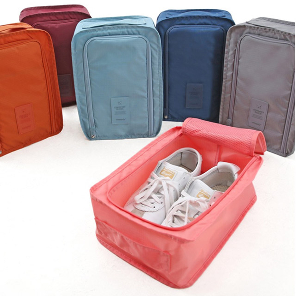 (樂居家)Lejujia Japanese and Korean hot upgrade multifunctional double-layer portable storage bag storage bag shoe bag towel bag sports travel essential multi-color optional