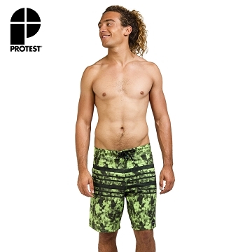 (PROTEST)PROTEST Men's Surf Pants (Green Apple) FOREIGNER BOARDSHORT