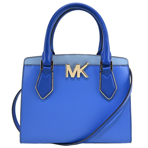MICHAEL KORS Contrasting Colour Double-Layer Handheld / Crossback Dual-use Bag-Medium / Blue