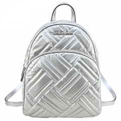 MICHAEL KORS Little Xiangfeng & # 32471; Stitched Backpack-Medium / Silver