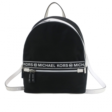 MICHAEL KORS KENLY Large Logo Nylon Backpack-Medium / Black
