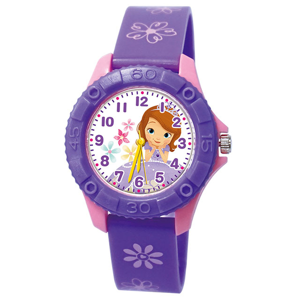 (disney)[Disney] Little Princess Sophia Two-tone Case Children's Watch (Purple)