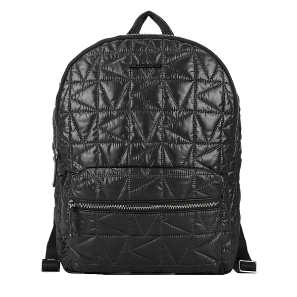 MICHAEL KORS MK Space Cotton Backpack-Large / Black
