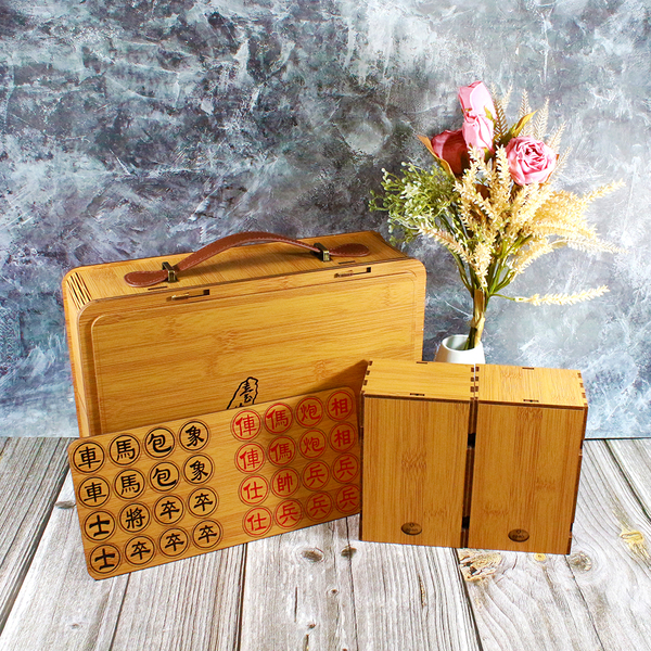 【XING LONG YA TEA 】Bamboo-patterned chess and pair drink Shanlinxi Oolong Tea Gift Box-150g/can-total 300g