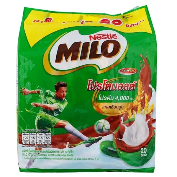 Milo 美祿三合一麥芽巧克力 30g*20包 [澎湃組]