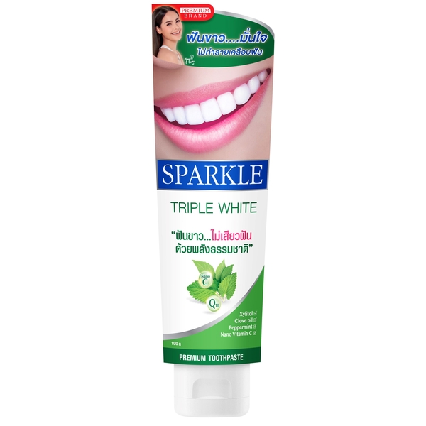 SPARKLE 三倍亮白頂級牙膏 100g [優惠價] [泰國必買]