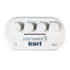 Maker hart Just Mixer S - 3 Channel 3.5mm สเตอริโออินพุต/เอาต์พุต