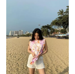 BANGKOK TALES - 無袖渲染T恤 恭喜發財 2021-44 (XL)