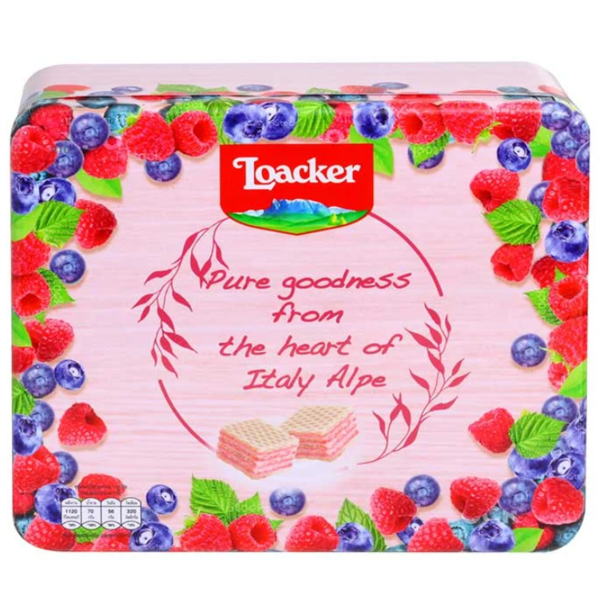 Loacker 野莓優格威化餅禮盒 220g