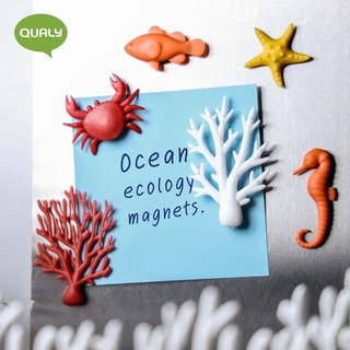 QUALY - 海洋生態磁鐵組 (6入) 