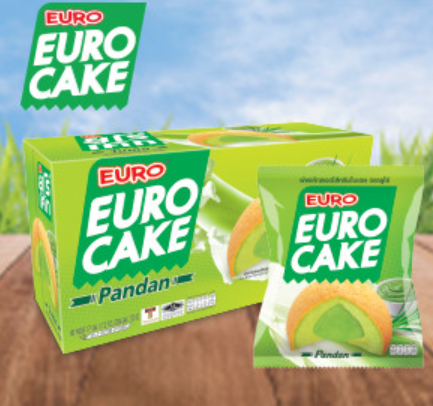 Euro   泡芙蛋糕 - 班蘭 24g*6入 [泰國必買]