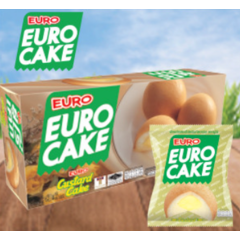 EURO 泡芙蛋糕 - 卡士達 24g*6入 [泰國必買]