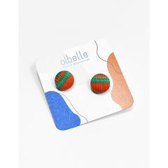 Aibelle - 幾何圖形耳環(一對) - Sunrise (形狀隨機) [TOPTHAI]