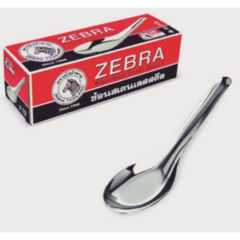 ZEBRA 斑馬牌 平底匙 - 小 / 12支入 / 430不銹鋼