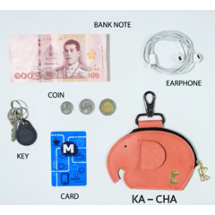 BKK Original Ka-Cha 小象造型零錢包 - 粉紅 [泰國必買] 文創