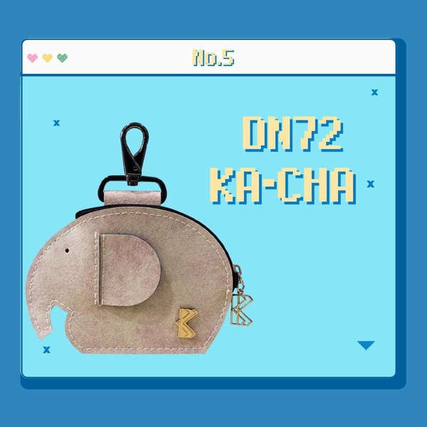 BKK Original Ka-Cha 小象造型零錢包 - 米色 [泰國必買] 文創