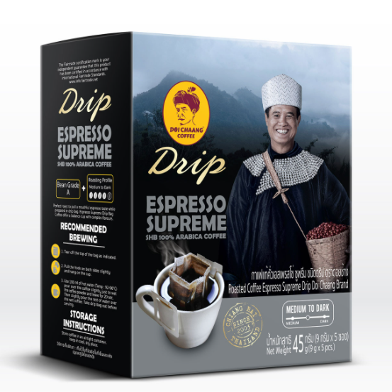 象山咖啡 - Espresso Supreme 濃縮咖啡 - 濾掛式 9g*5入 DOI CHAANG COFFEE 