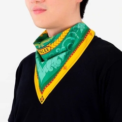 HOLEN Ramakien手帕圍巾-PALEE (綠) 文創