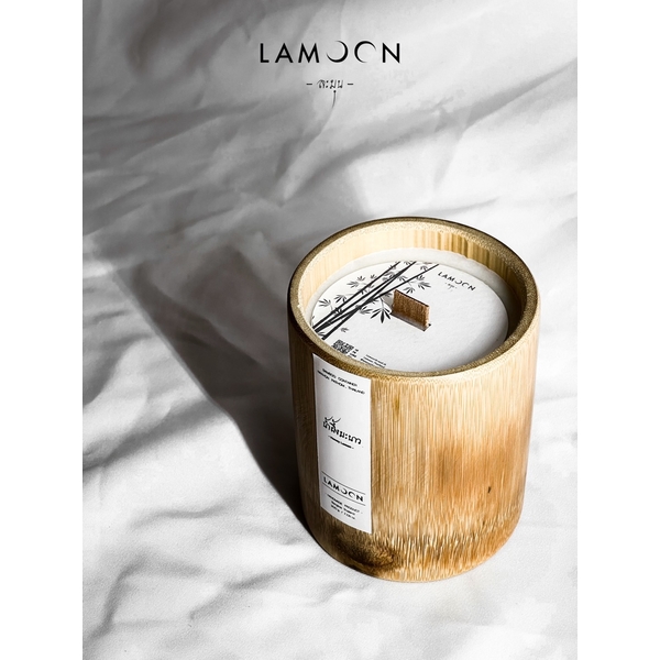 [ 即期品  ] Lamoon - 天然香氛蠟燭 200g - Honey Lemon 