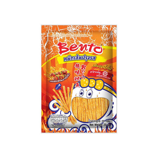 Bento 超味魷魚條 - BBQ 20g [優惠價] [泰國必買] 泰國魷魚片