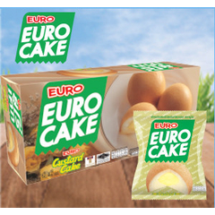 Euro 歐樂 泡芙蛋糕 - 卡士達口味 17g*12入