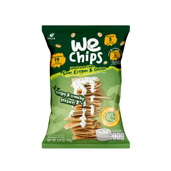 We Chips 全麥低脂洋芋片 70g - 酸奶洋蔥味 [TOPTHAI]