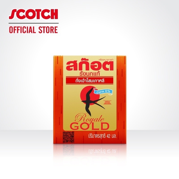 Scotch สก๊อตรังนกแท้สูตรถั่งเฉ้าโสมเกาหลี 42 ml. x 6 Packs