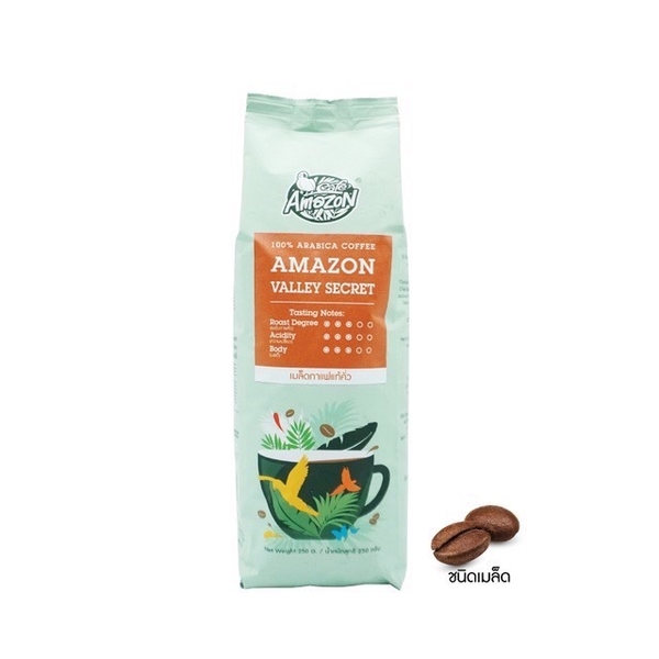 Cafe Amazon Arabica 烘焙咖啡豆-中烘培 250g [TOPTHAI]