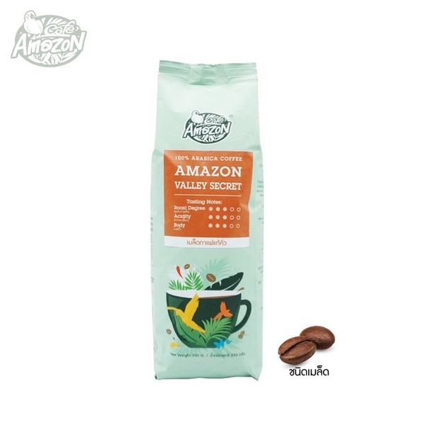 Cafe Amazon Arabica 烘焙咖啡豆-中烘培 250g [TOPTHAI]
