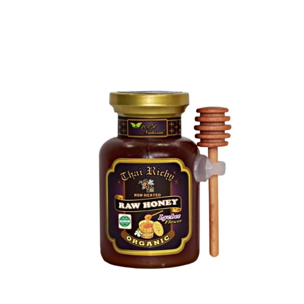 Thai Richy 有機純天然生荔枝花蜜 440g [泰國必買] 生蜂蜜
