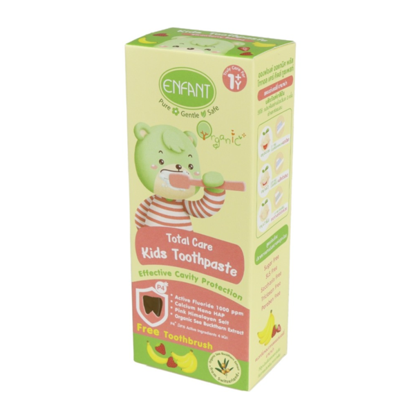 ENFANT 天然兒童牙膏-草莓香蕉 50ml [TOPTHAI]