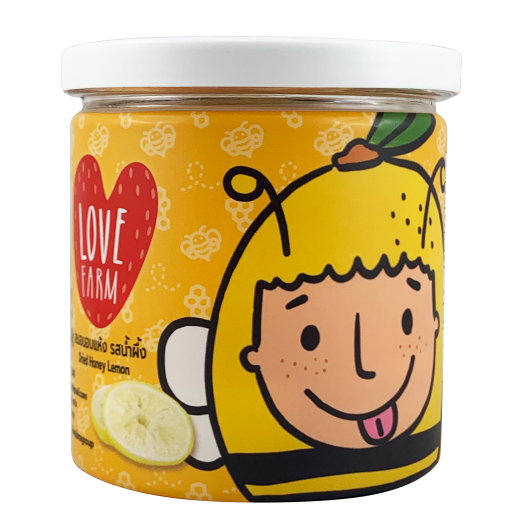 Love Farm 蜂蜜檸檬乾 120g (罐裝)