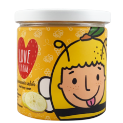 Love Farm 蜂蜜檸檬乾 120g (罐裝)