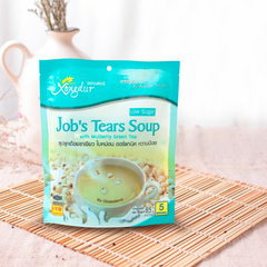 Xongdur Job's Tears Soup 綠茶薏仁湯-低糖 17g*5入 (無奶精少糖配方) [TOPTHAI]