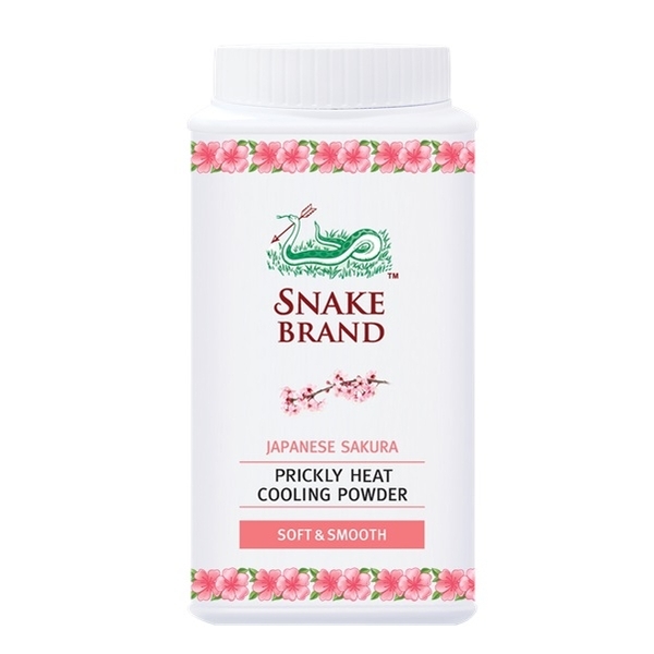 蛇牌 Snake Brand 爽身粉-日本櫻花 50g (塑膠瓶裝)