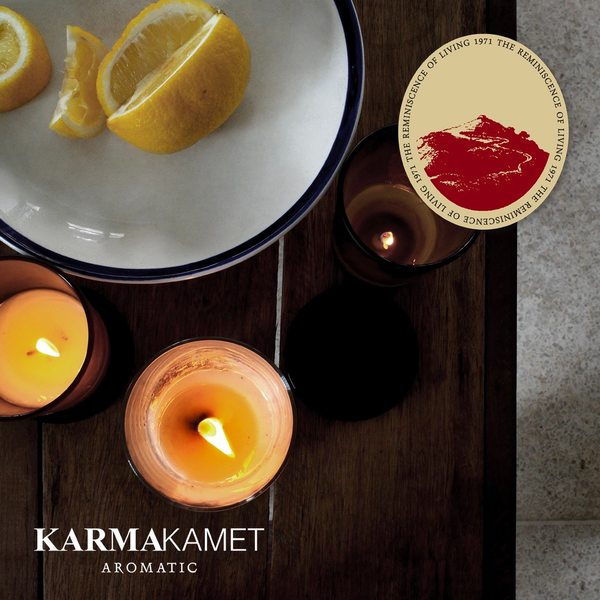 Karmakamet 塔斯馬尼亞薰衣草香氛玻璃蠟燭 (Tasmanian Lavender) 185g