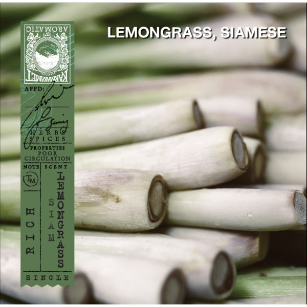 Karmakamet 暹羅檸檬草香氛玻璃蠟燭 (Siamese Lemongrass) 185g