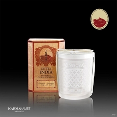 Karmakamet 印度玻璃香氛蠟燭 175g (小印度系列)