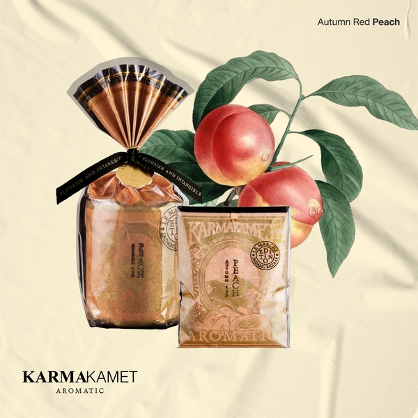 Karmakamet 水蜜桃罐裝蠟燭 130g  (果香系列)