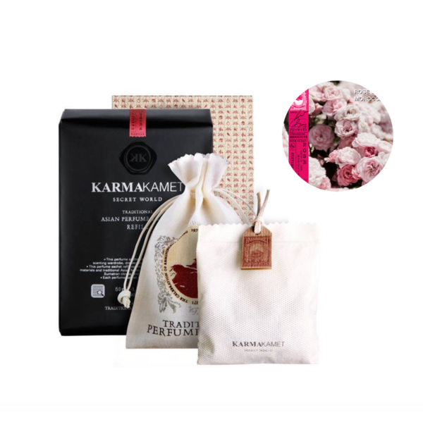 Karmakamet 摩洛哥玫瑰香氛袋補充包 50g*3入 (傳統亞洲系列) 