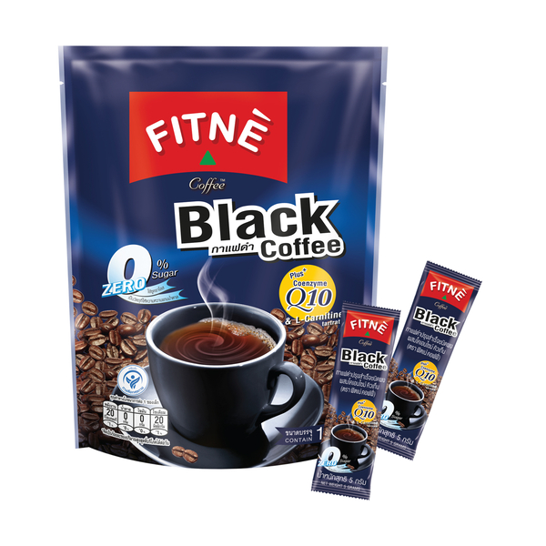 [ 即期品 ] FITNÈ Q10 無糖黑咖啡 沖泡包  (5g*10入)