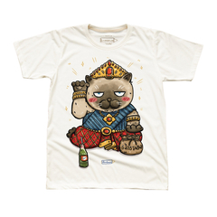 LineCense 泰國貓咪 白色T-Shirt (XL) 文創