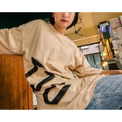 BANGKOK TALES 富貴生財 米白色T-shirt 44碼 (XL) 文創