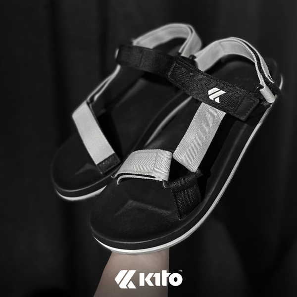 Kito Flow Twotone AC27  黑色綁帶涼拖鞋（36-45 碼）文創 涼鞋