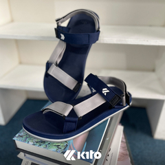 Kito Flow Twotone AC27  海軍藍綁帶涼拖鞋（36-45 碼）文創 涼鞋