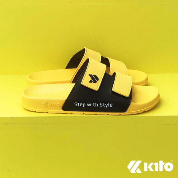 Kito Move Twotone AH81 黃色雙色拼接涼拖鞋（36-43 碼）文創 涼鞋