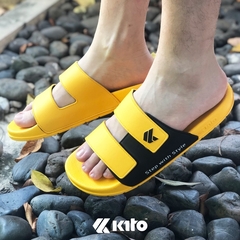 Kito Move Twotone AH81 黃色雙色拼接涼拖鞋（36-43 碼）文創 涼鞋